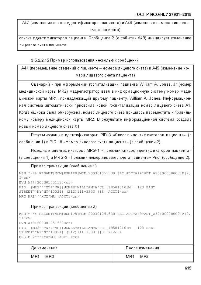 ГОСТ Р ИСО/HL 7 27931-2015, страница 622